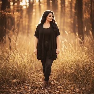 Whimsigoth Knit Short sleeve sweater vest/cardigan